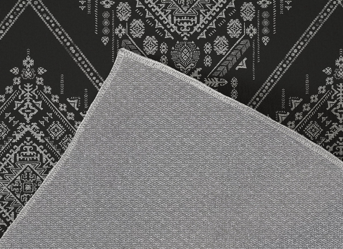 Charcoal Outdoor Rug O21034