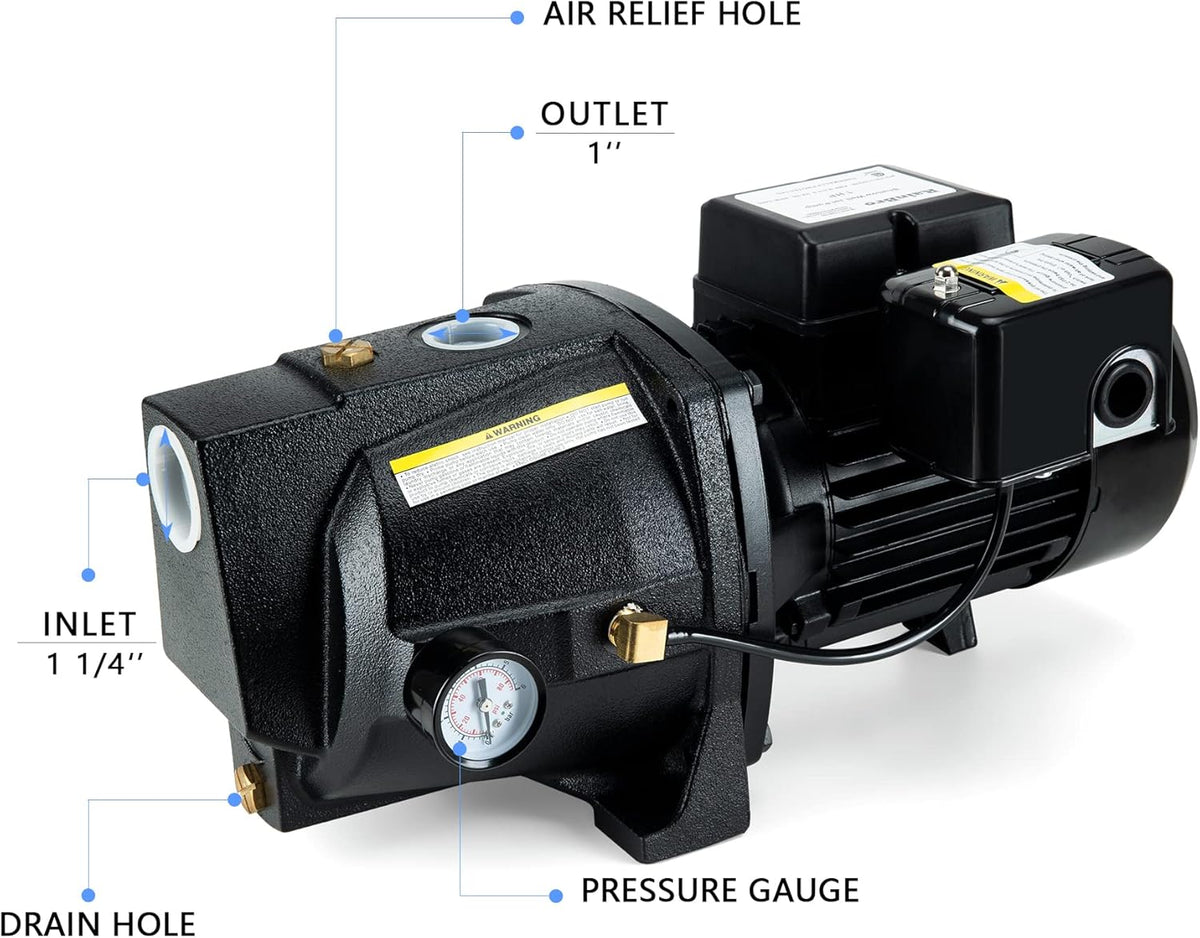 3/4 HP Cast Iron Shallow Well Jet Pump Y7798