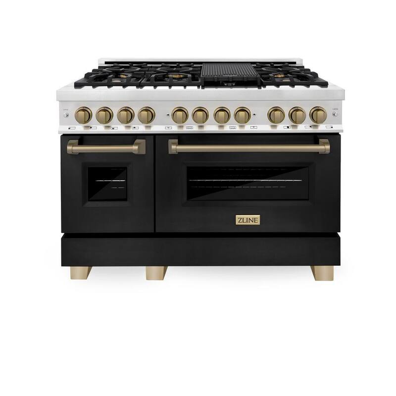 48 in. 7-Burner Double Oven Dual Fuel Range L745