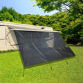 RV Awning Shade Screen with Zipper 8'X20'3'' Y747