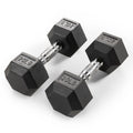 5 lb Rubber Hex Dumbbells T690