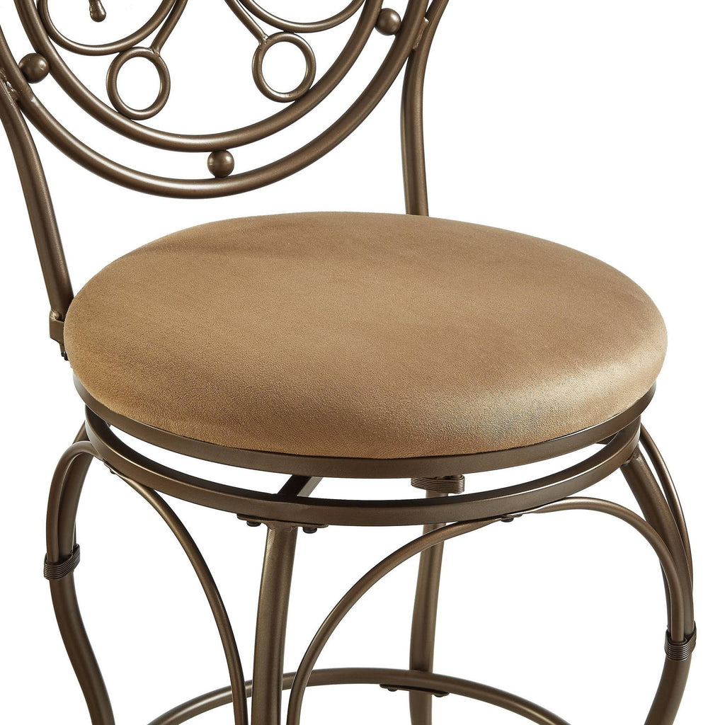 Bronze Counter Height Barstool V77314