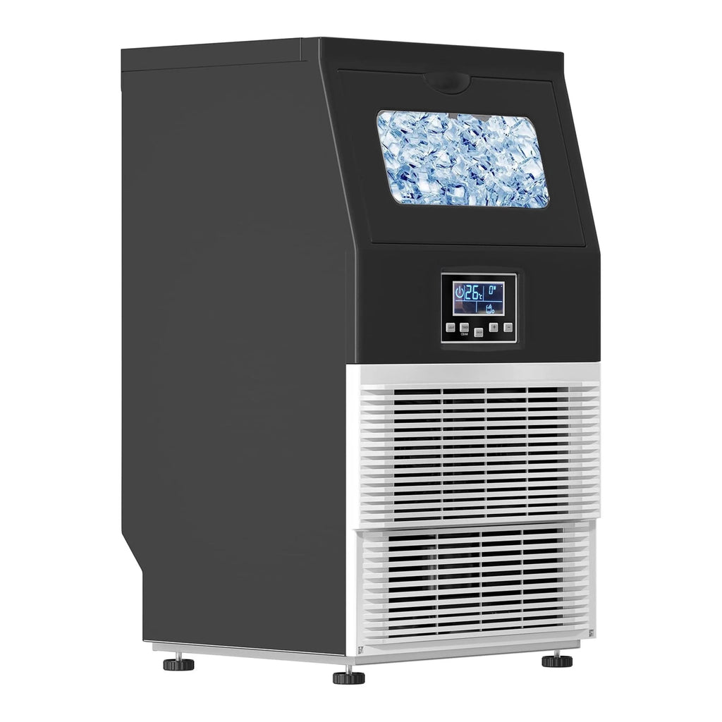 13.6-Inch Commercial Ice Maker 66lbs/24H 9lbs Ice Storage X918