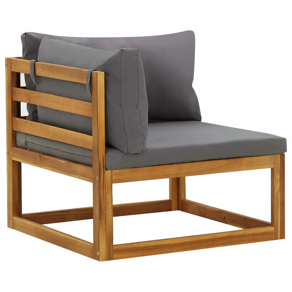 2 Piece Acacia Wood Sectional Corner Sofa Set K910