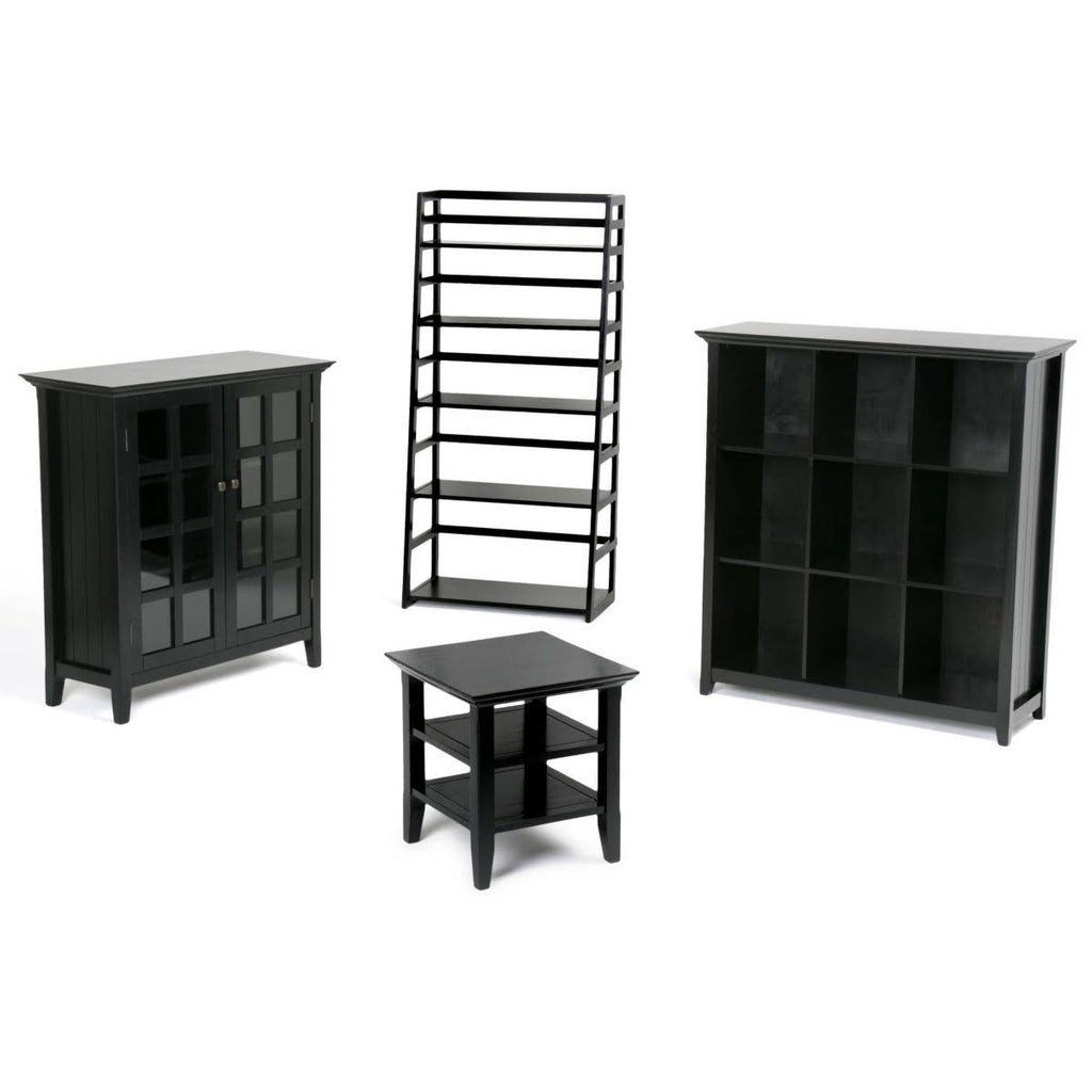 Black Medium Storage Cabinet Y80485