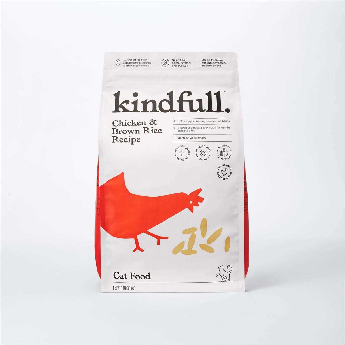 Chicken and Brown Rice Dry Cat Food E8259