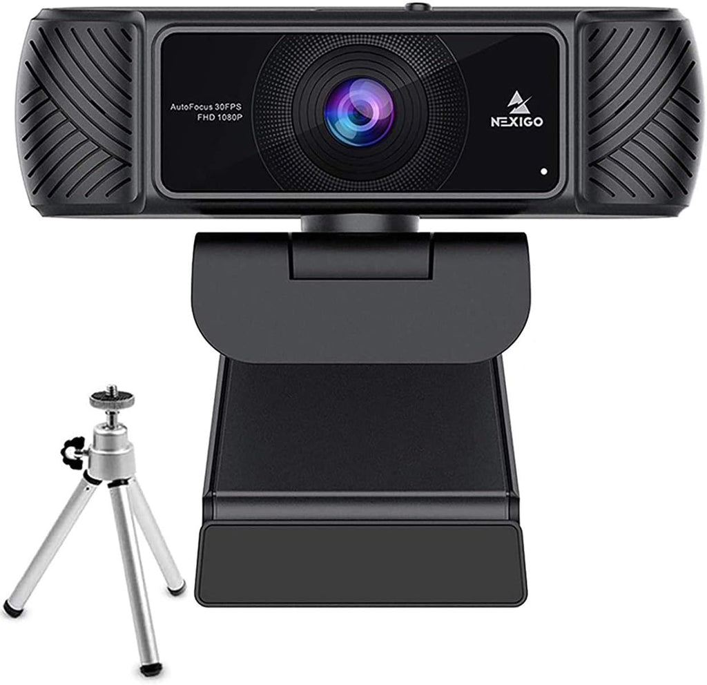1080P USB Webcam with Microphone and Tripod V56878