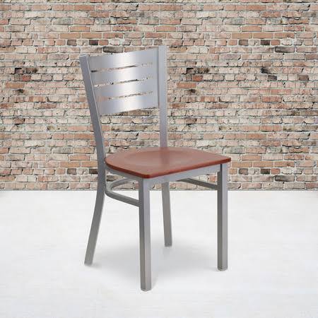 Silver Slat Chair, Seat, PK2 H10730