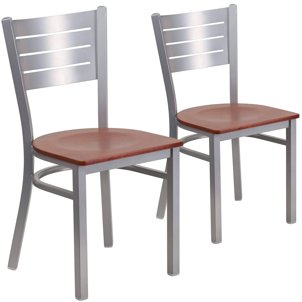 Silver Slat Chair, Seat, PK2 H10730