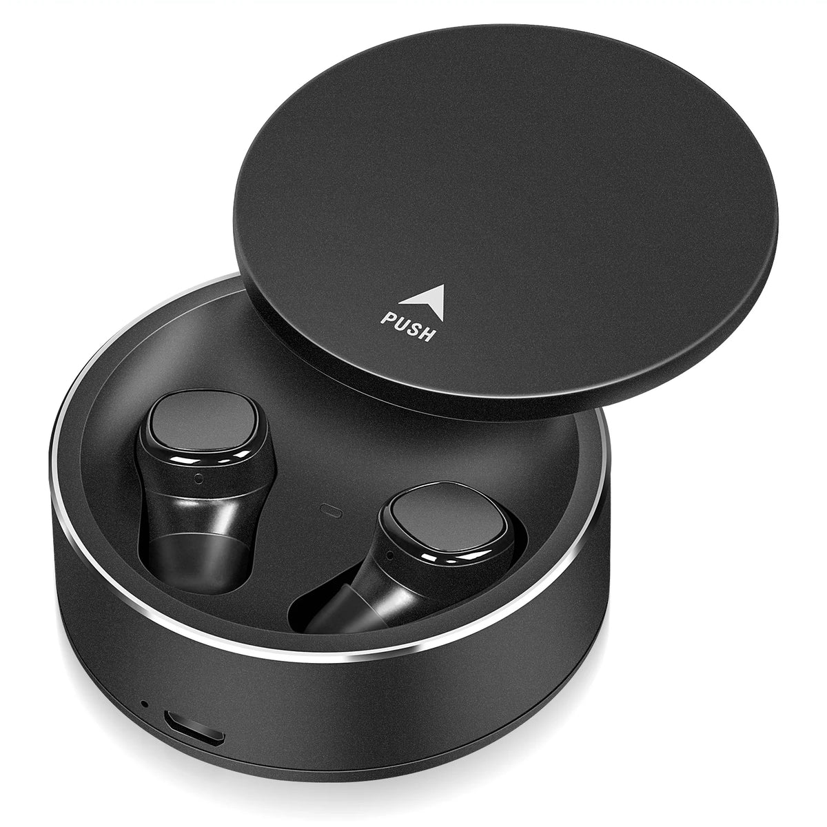 True Wireless Earbuds IPX5 Waterproof Touch Control with Mic - Black S28964
