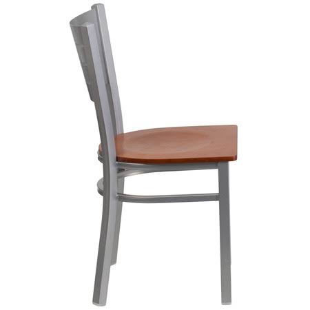 Silver Slat Chair, Seat, PK2 H10730