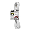 White 12 ft. Indoor Extension Cord Z696067