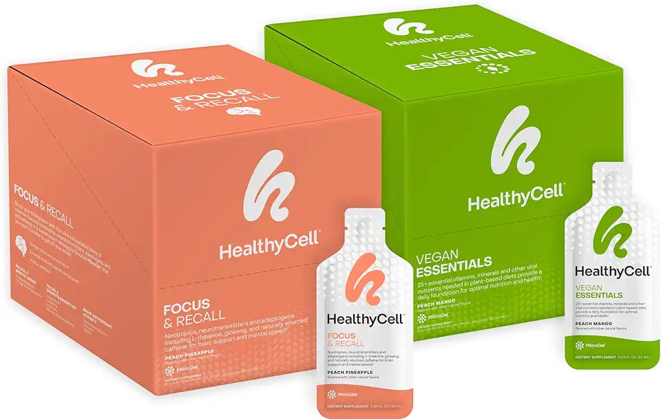 Vegan Multivitamin Liquid Supplement 30 Gel Packs W918