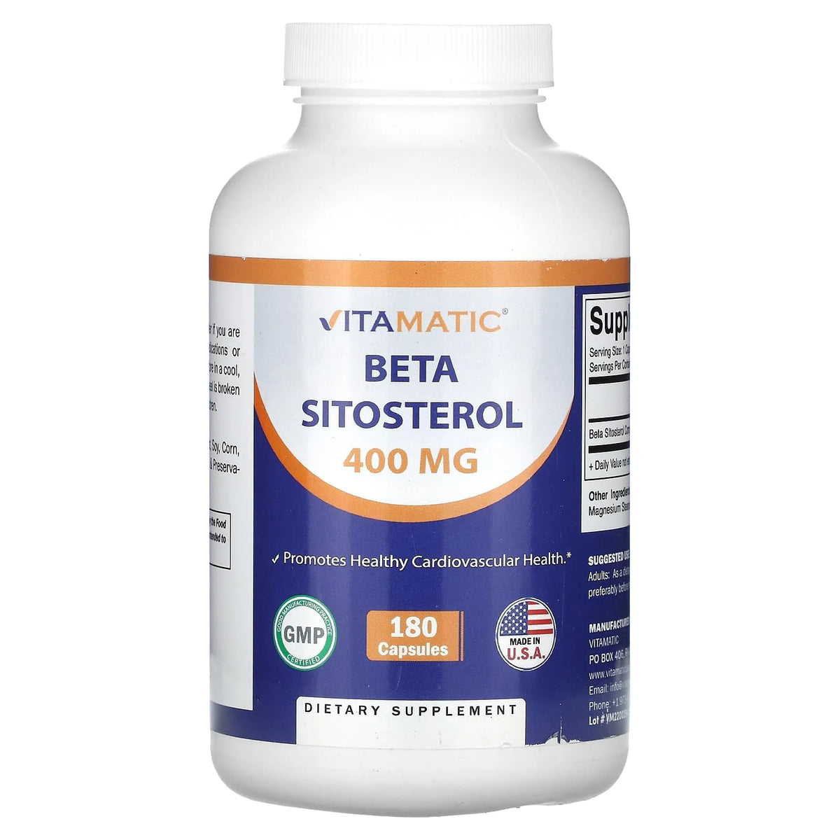Beta SItosterol 400 mg 180 Capsules I44868