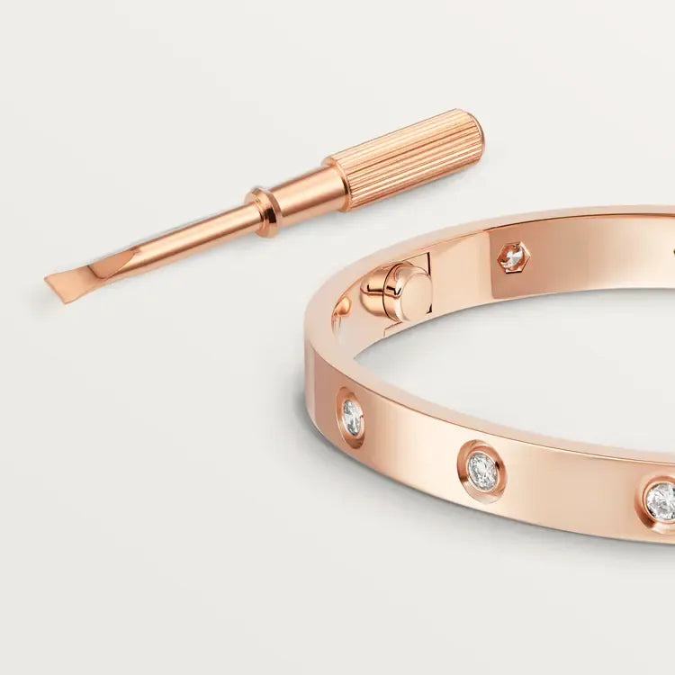 Bracelet with 10 Diamonds X29624