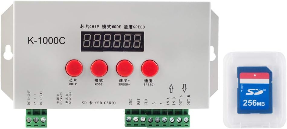 1536 Pixels Addressable Programmable LED Strip Controller with SD Card R6492