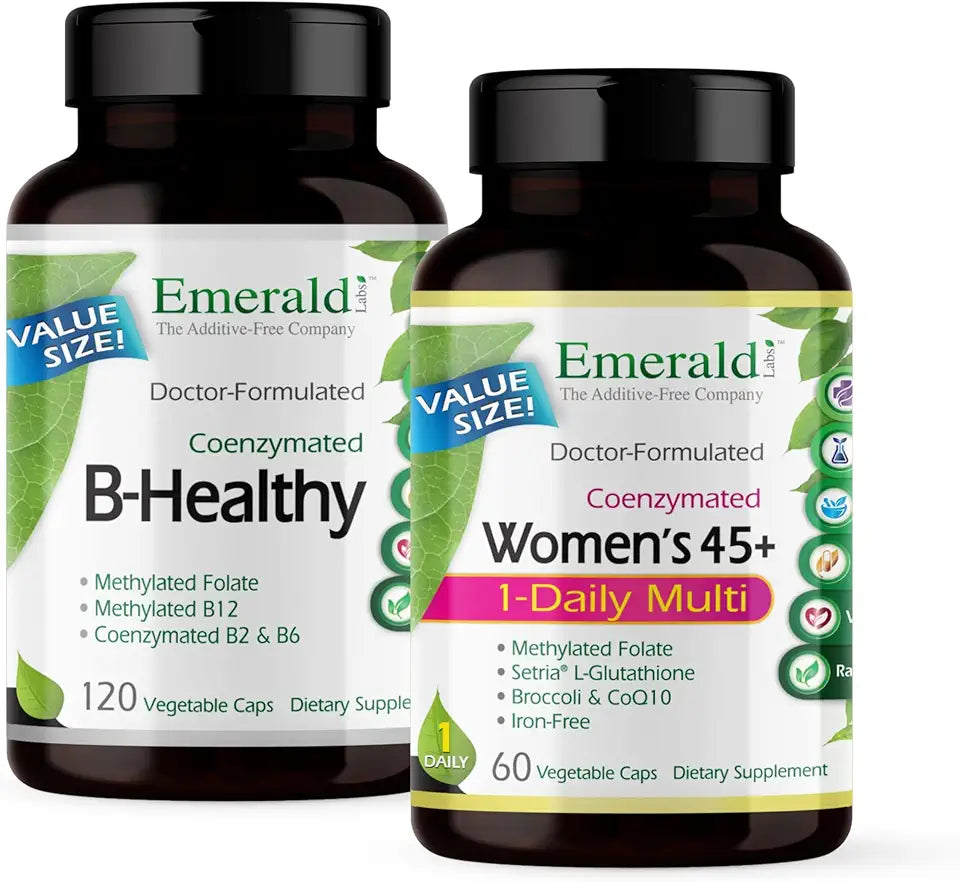 60 Caps Multivitamin & 120 Caps Vegan Vitamin B Complex S58114