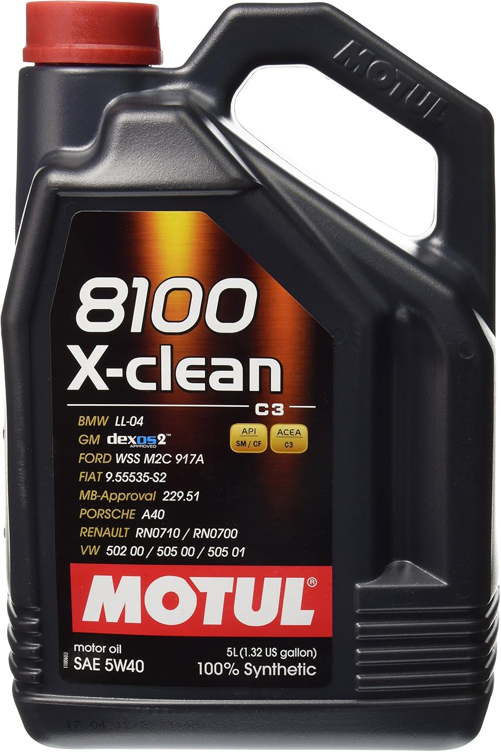 5W-40 Synthetic Engine Oil, 5 Liter Pack of 2 F478