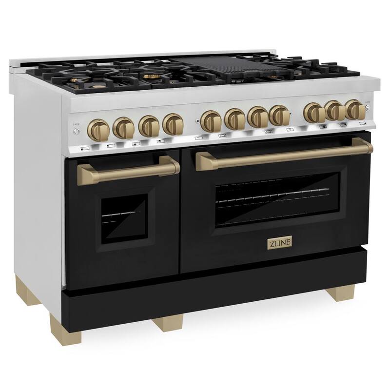48 in. 7-Burner Double Oven Dual Fuel Range L745