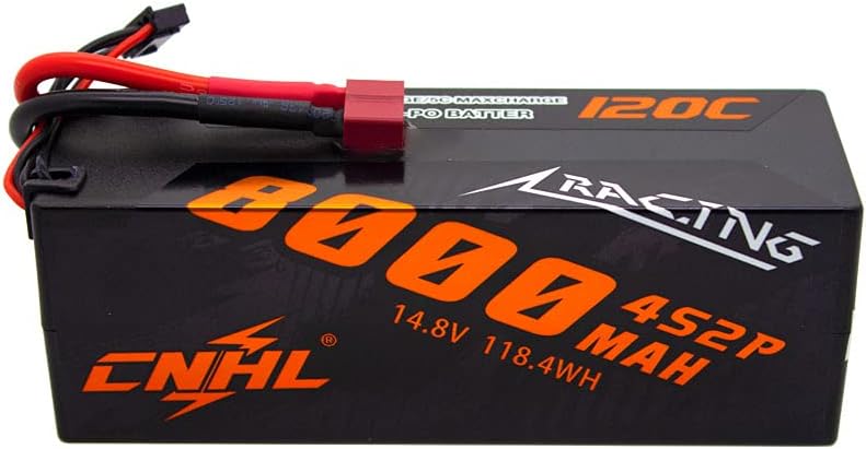 8000MAH 14.8V 4S 120C Lipo Battery with Deans Plug X257088