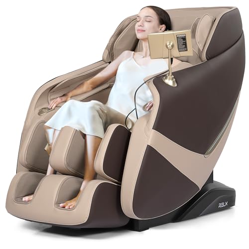 Beige Full Body Zero Gravity Shiatsu Massage Chair K667023