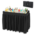 Folding Plastic Cooler Table with Drain Hose G53396