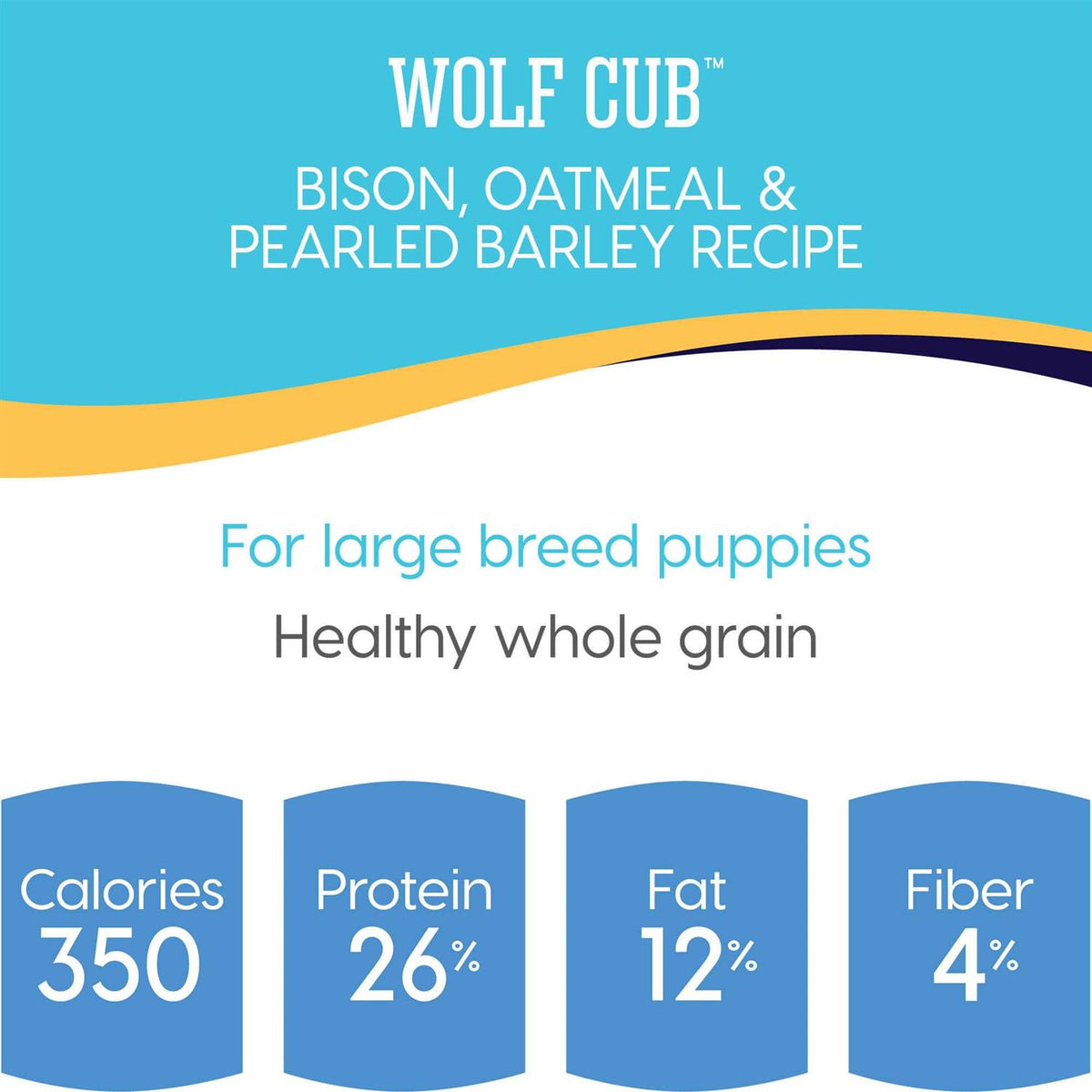 Solid Gold Wolf Cub Bison & Oatmeal Puppy Food H206480