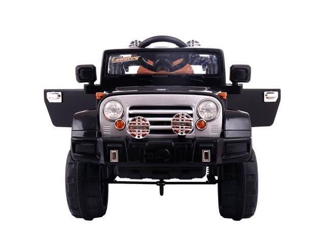 12V Battery Powered Electric Ride on Car with Remote Control Black R10528