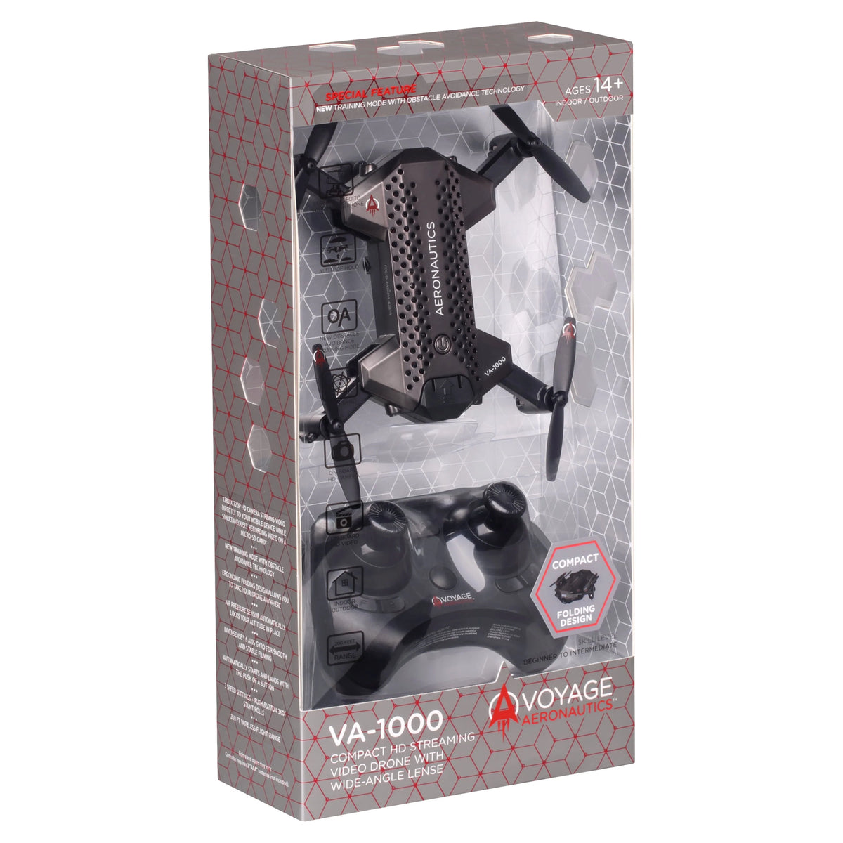 Black 7 inches Wide-Angle Lens Streaming Drone G966555