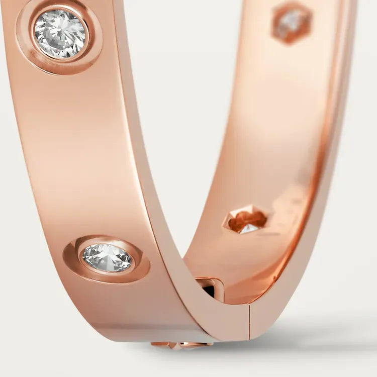 Bracelet with 10 Diamonds X29624
