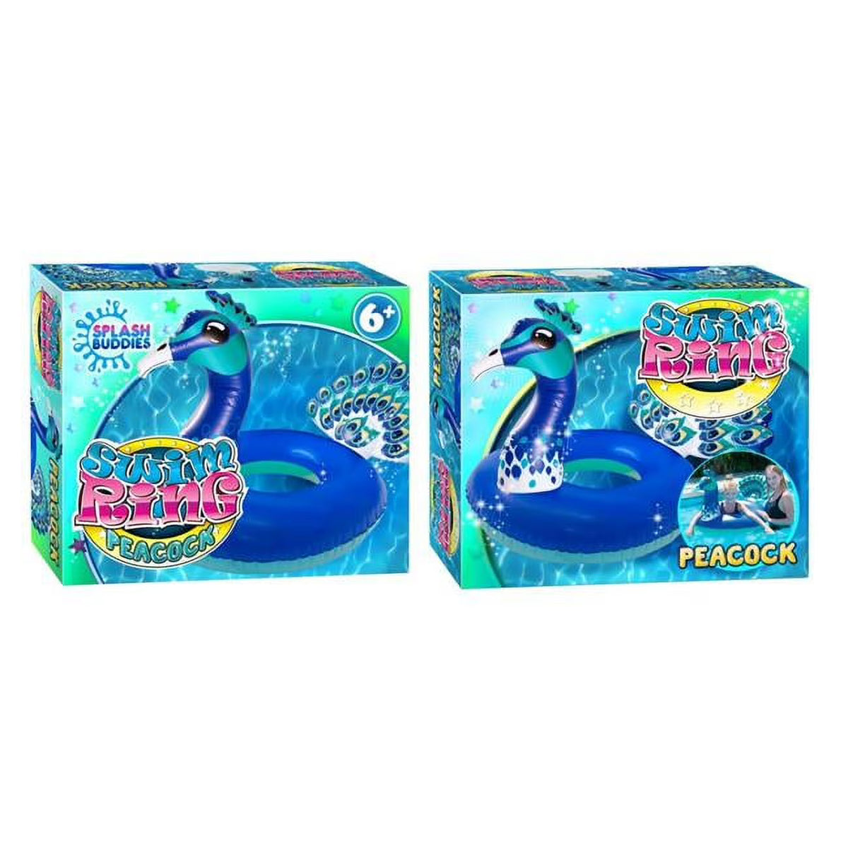 Inflatable Peacock Pool Float Ring I9857