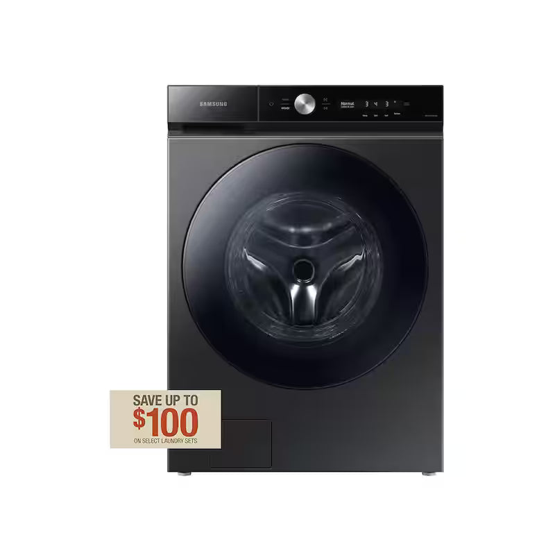 5.3 cu. ft. Smart Front Load Washer Brushed Black K727
