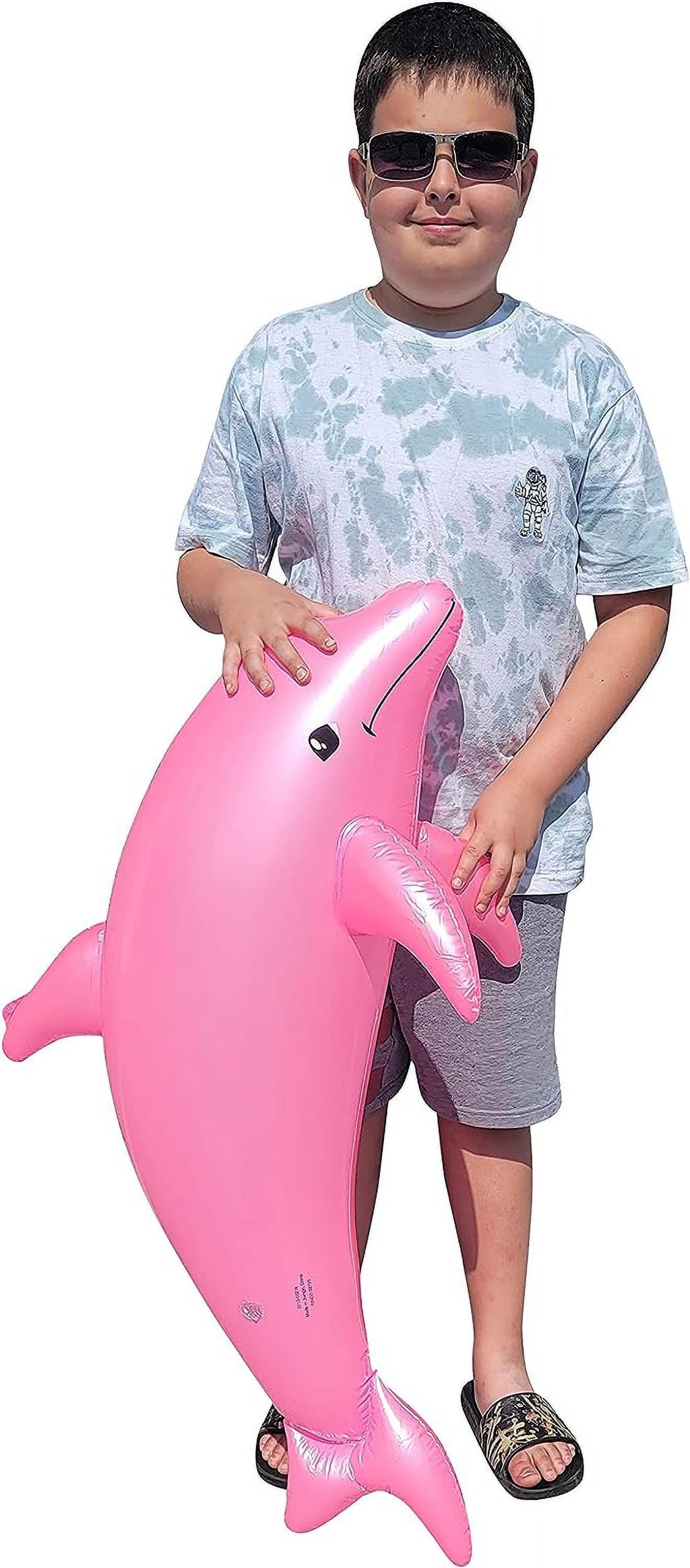 2 Pack Pink 40" Pearlized Inflatable Pool Toy M115659