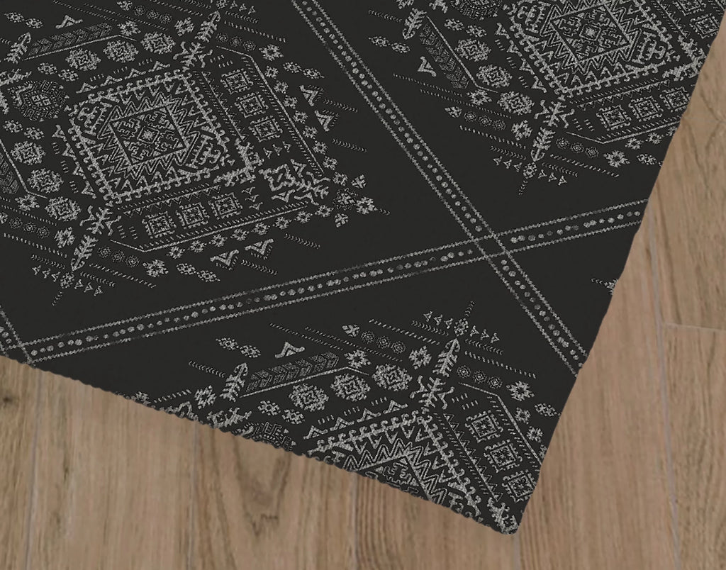 Charcoal Outdoor Rug O21034