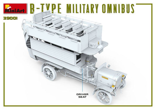 1/35 Scale B-Type Military Omnibus Model Kit C539