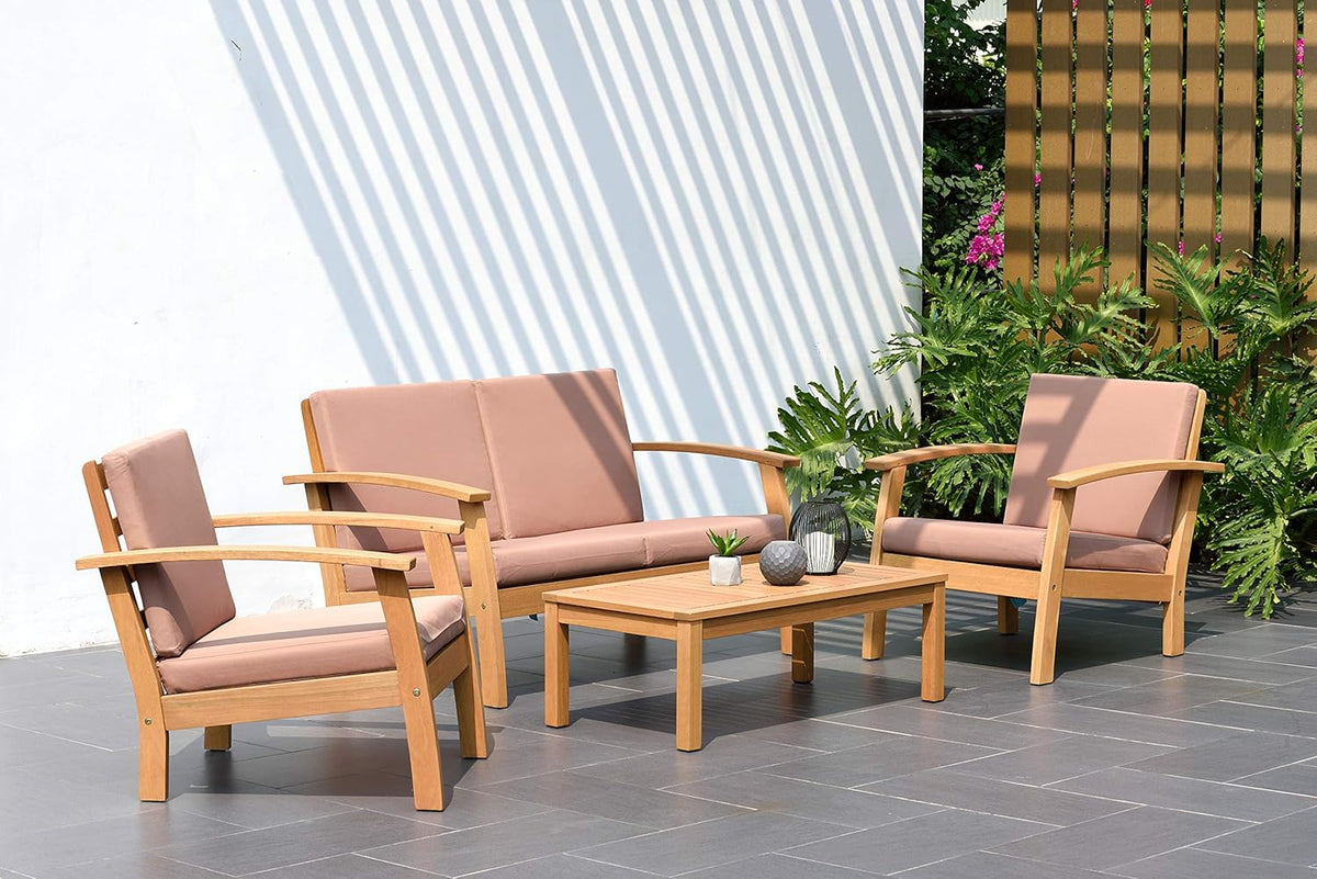 Blue 4-Piece Eucalyptus Conversation Set C404