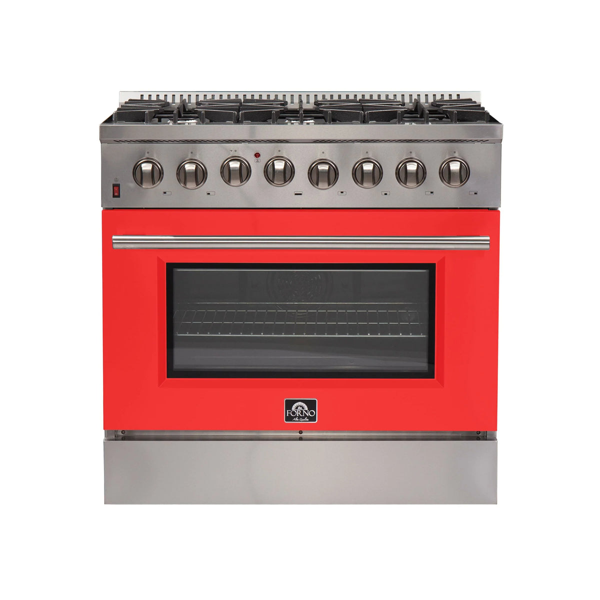36 Inch Red Dual Fuel Range X197389