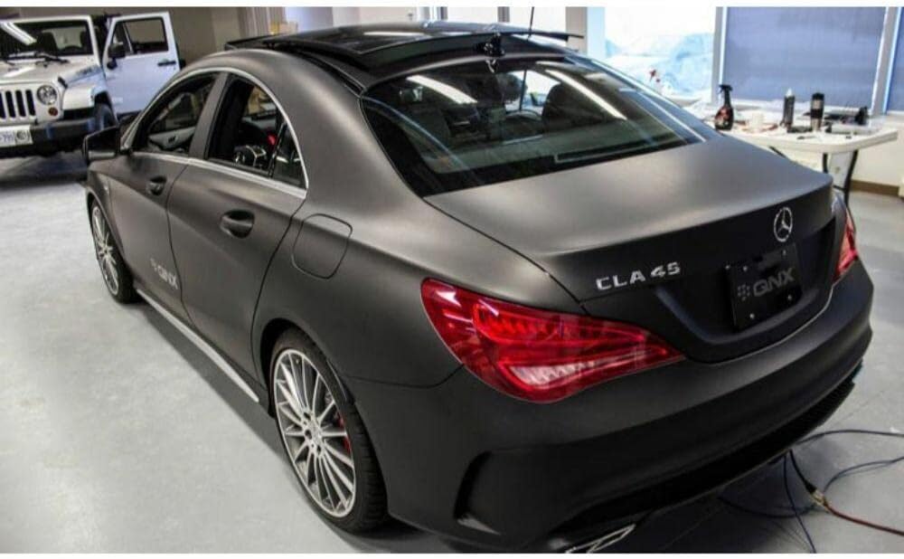 Matte Black 5ft x 8ft Car Wrap Vinyl Film N513