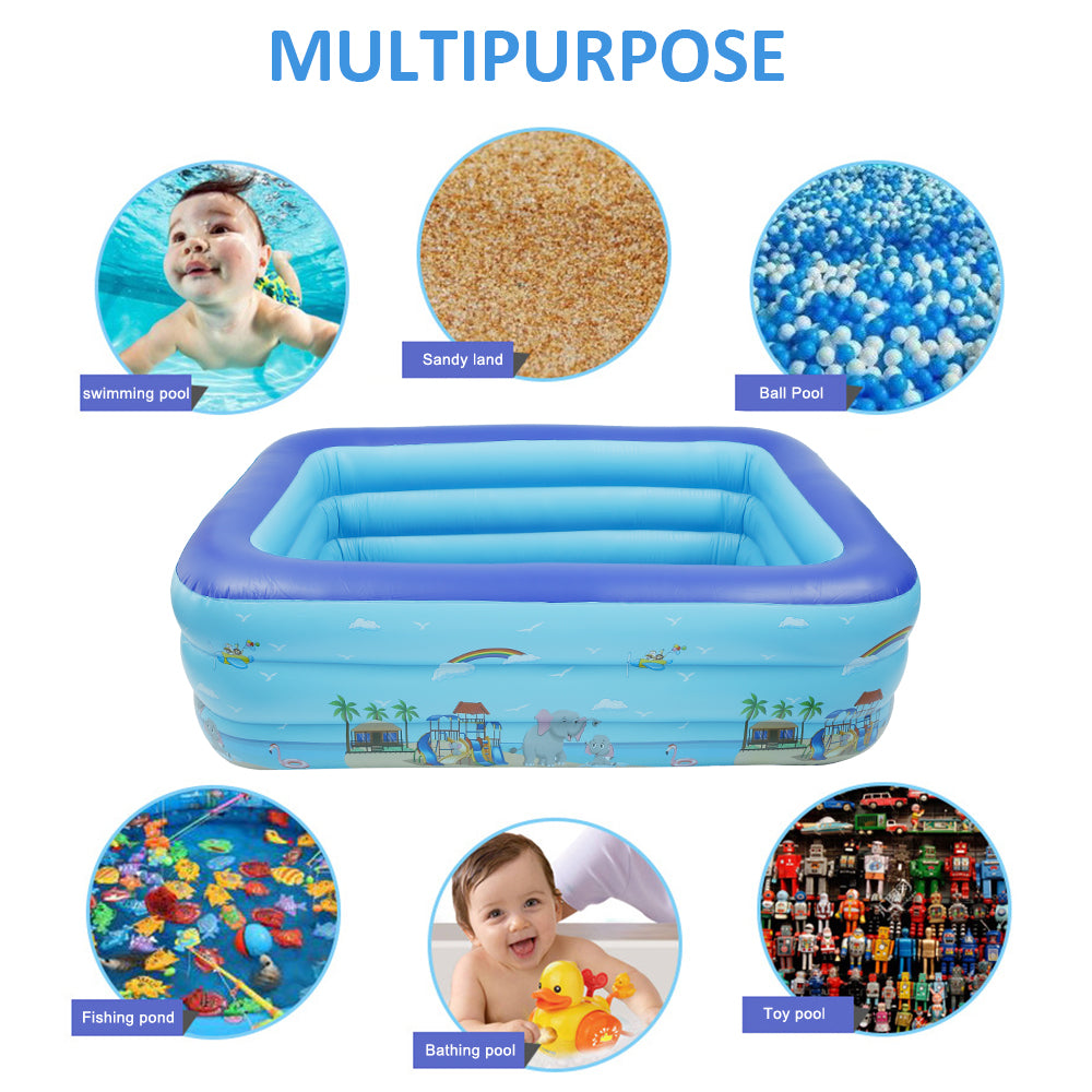 Inflatable Swimming Pool for Kids Adults Family T32527
