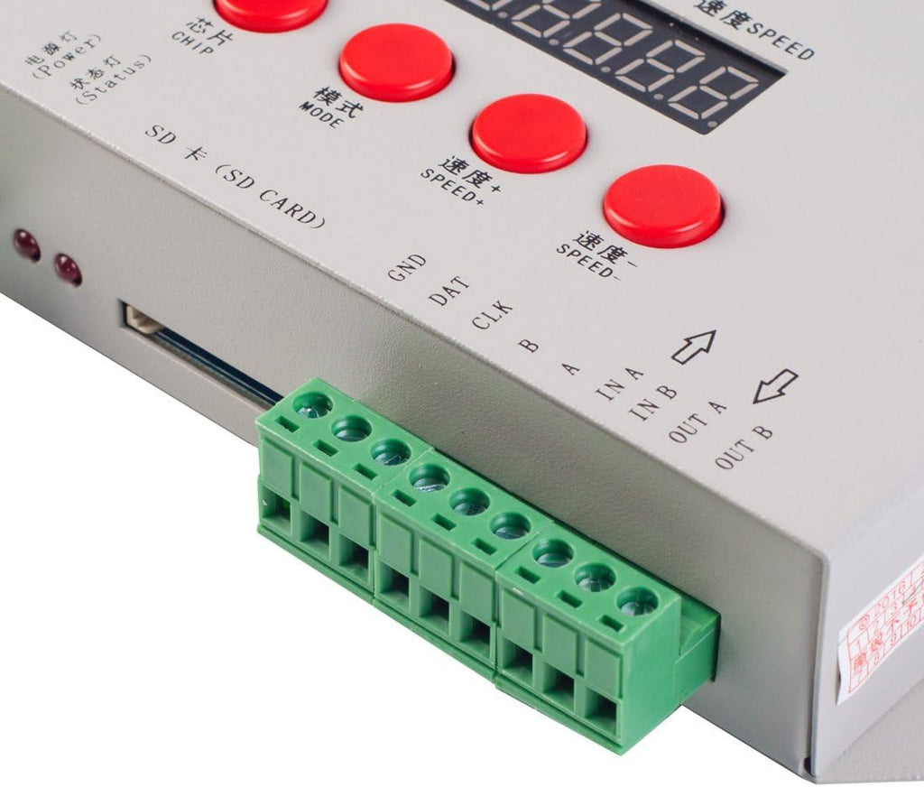 1536 Pixels Addressable Programmable LED Strip Controller with SD Card R6492