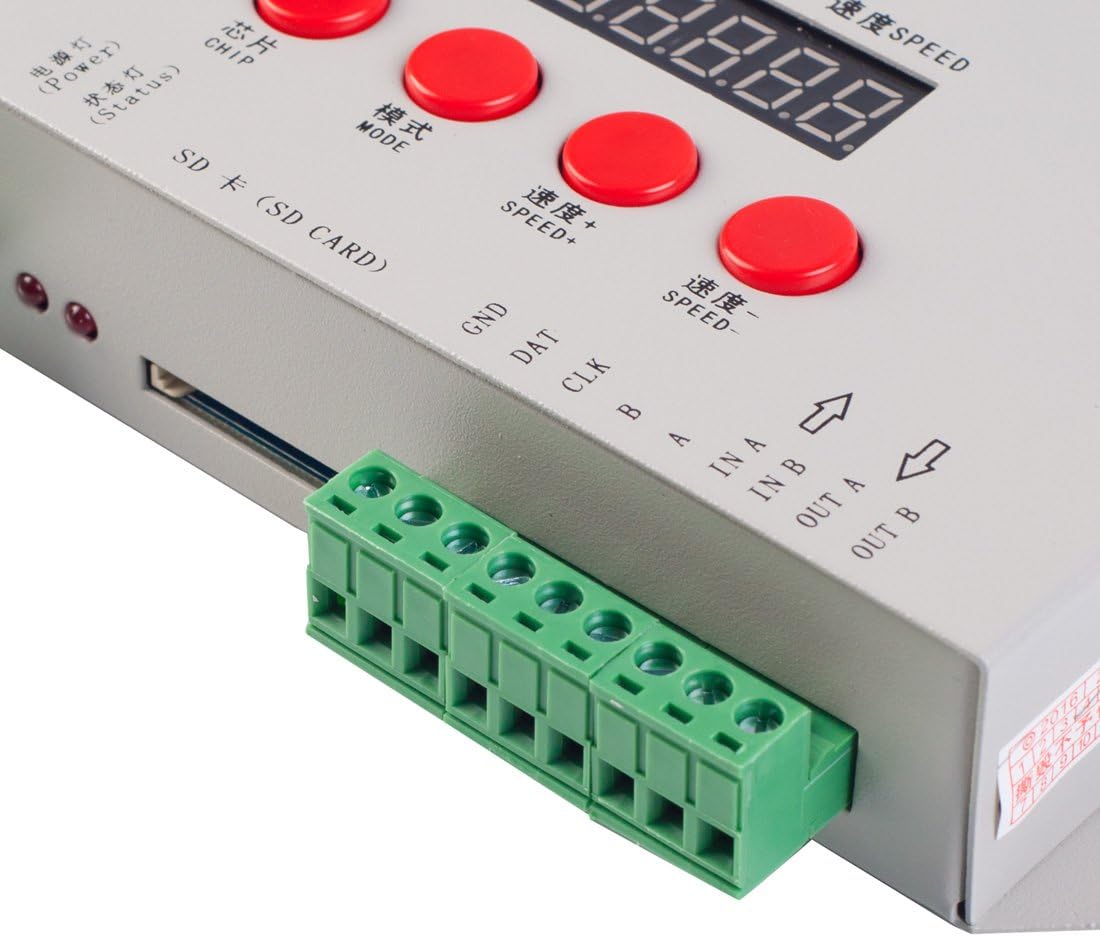 1536 Pixels Addressable Programmable LED Strip Controller with SD Card R6492