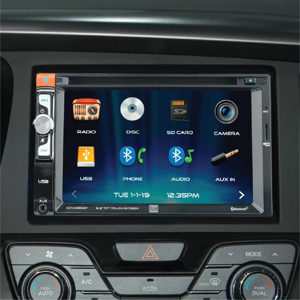 6.2 inch Double DIN Car Stereo Head Unit with CD/DVD O8072