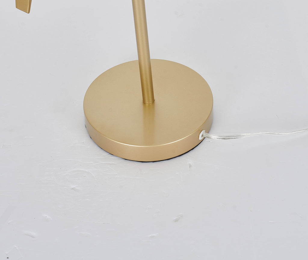 Gold Carbon Steel LED Bird Table Lamp E869