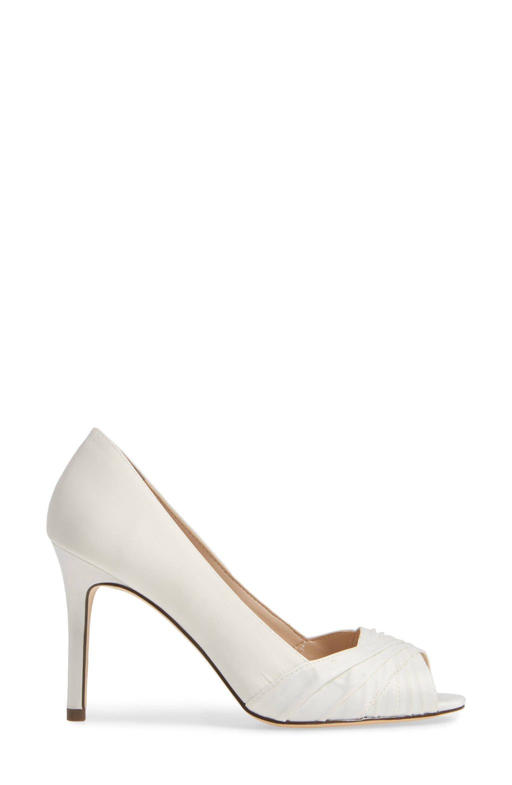Taupe Satin Pump P9840