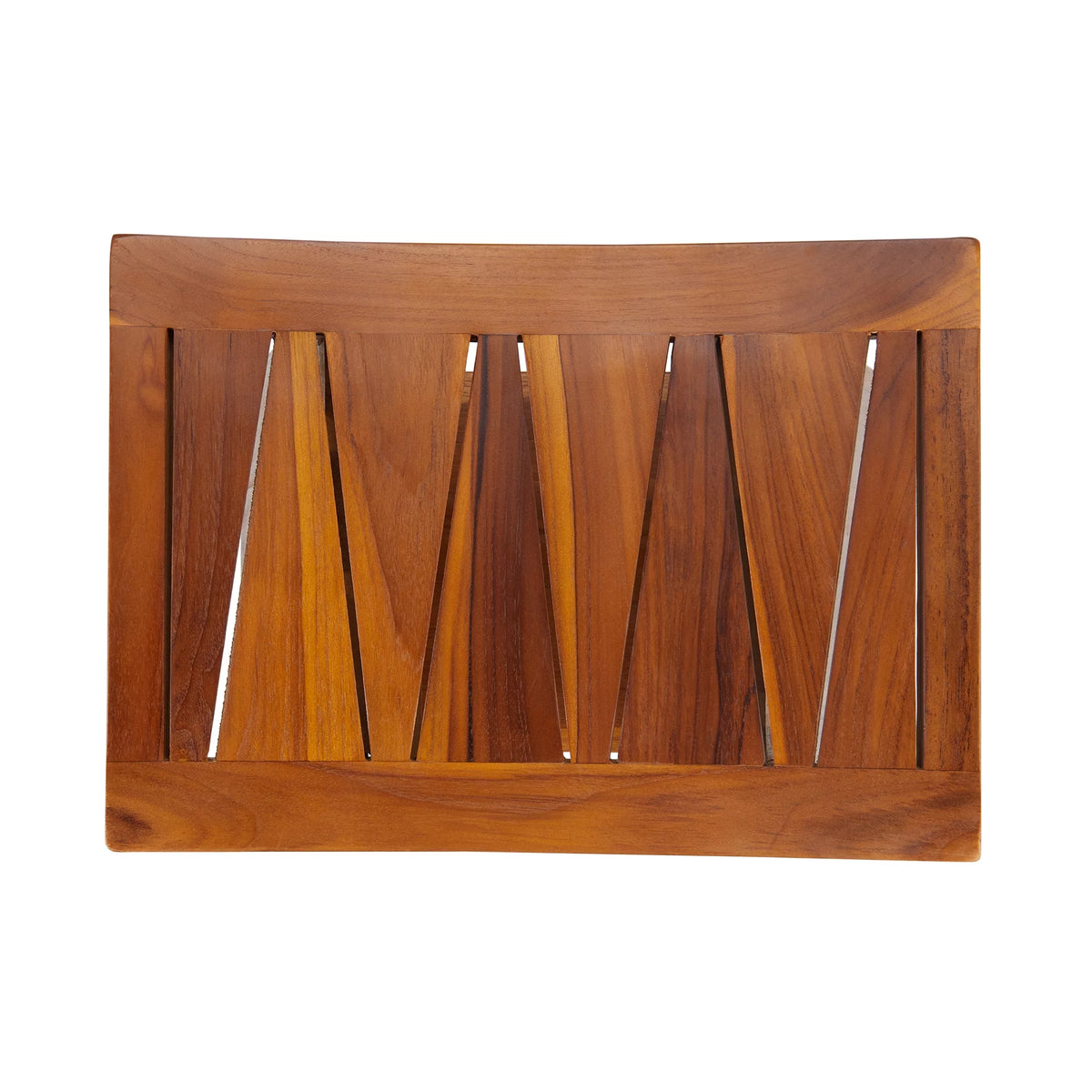 Teak Shower Stool with Shelf D39182