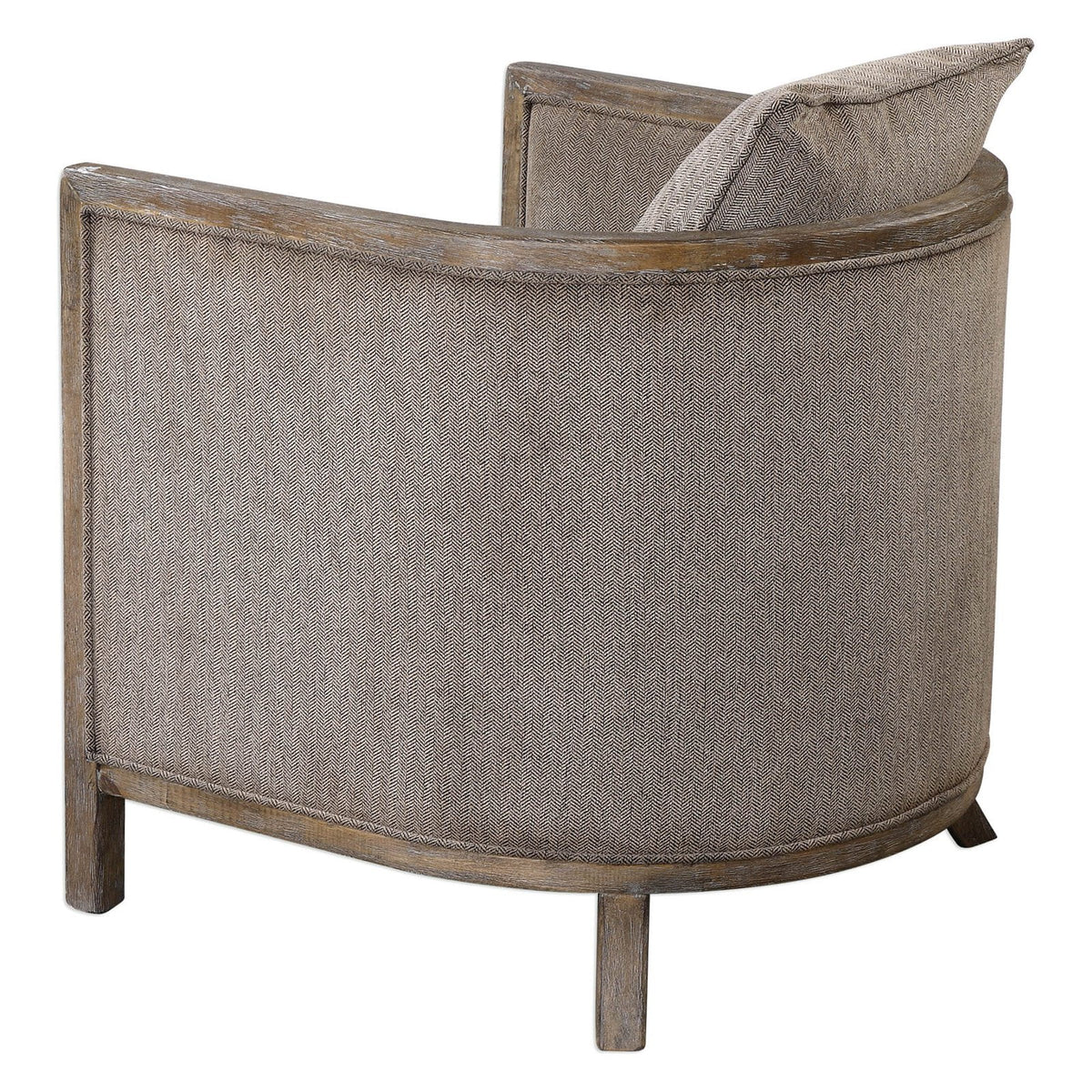 Gray Chenille Accent Chair S428891