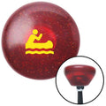Yellow Retro Metal Flake Shift Knob with M16 x 1.5 Insert N931