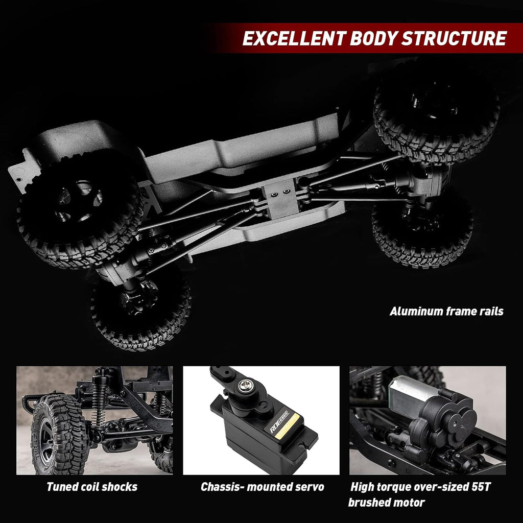 1/18 Scale RC Crawler Off Road Truck with Battery Charger I67100