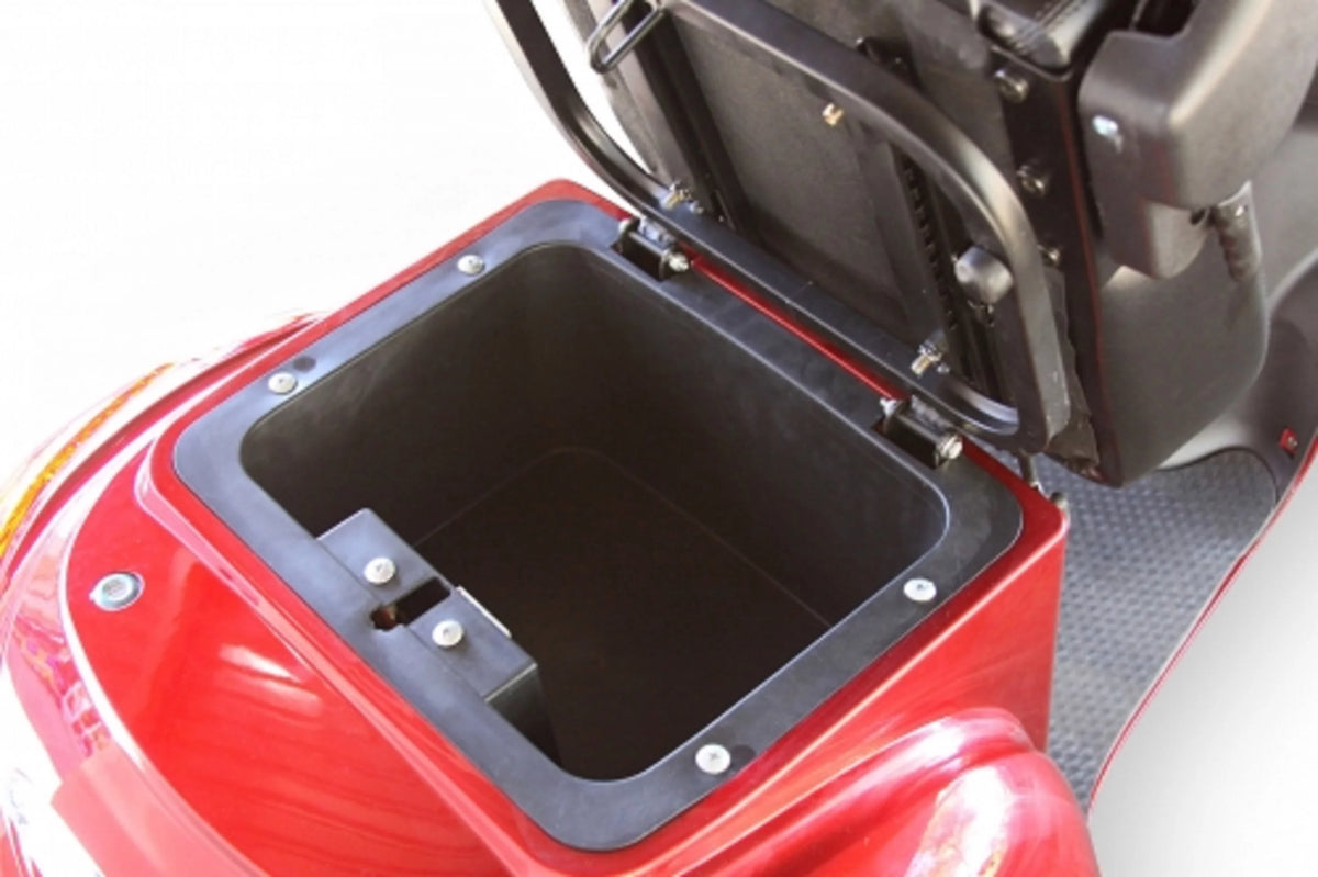 3 Wheeled Wide Body Mobility Scooter with Anti Theft Alarm, Red J576221