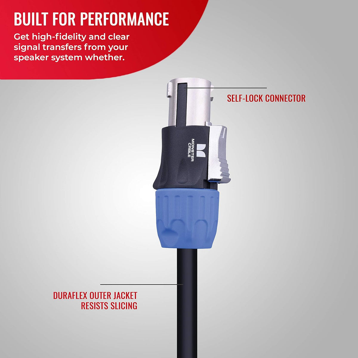 10ft Speaker Cable with SpeakOn Connectors X471194